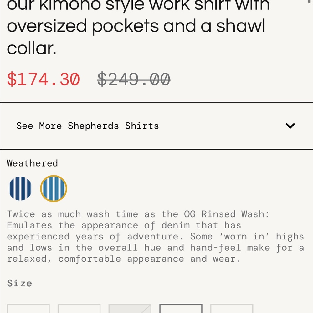 Striped Imperfects Chore Jacket